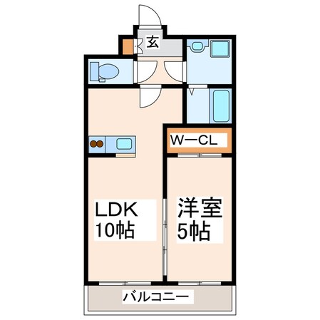 O-heドリュー熊本駅前の物件間取画像